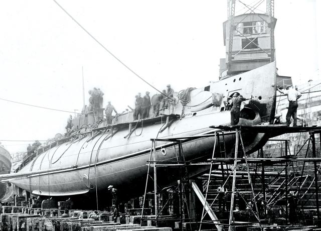 Portsmouth Naval Shipyard circa 1918